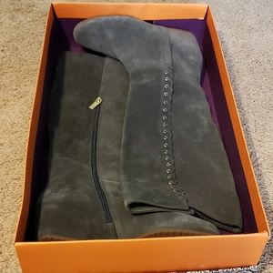 ISOLA Steel Grey Suede boots